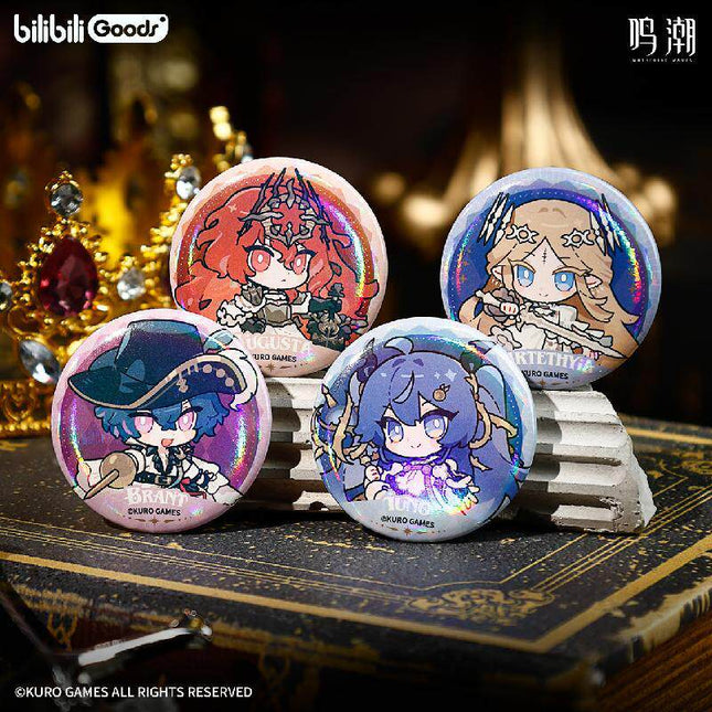 Wuthering Waves | Guan Mian Zhi Xu Series Polaroid Card Blind Box & Chibi Badge Set