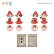 罗裳嬉游&恋恋雨季&一口甜粒&一起困觉系列 / Acrylic Seal Set-Luo Chang Xi You (56*73mm)