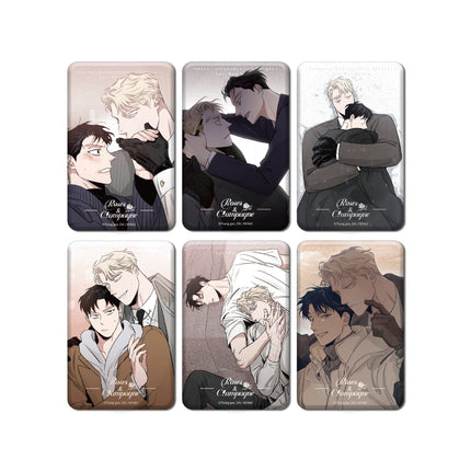 Roses And Champagne | Shikishi Board & Badge & Acrylic Stand Figure & Fridge Magnet