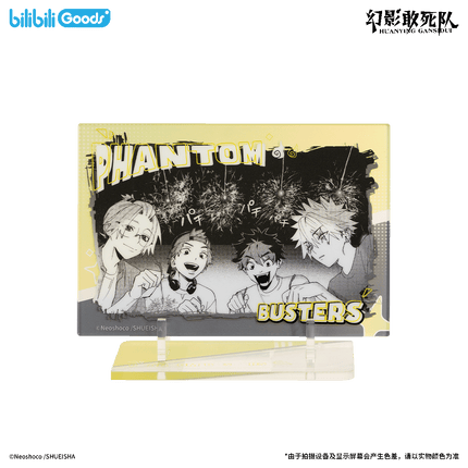 Phantom Busters | Comic Series Plush Badge & Acrylic Stand Set