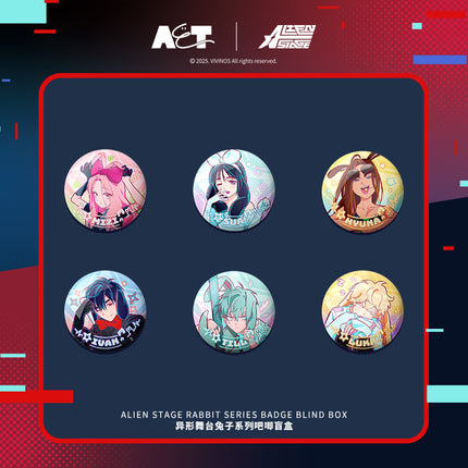ALIEN STAGE | Rabbit Series Badge Set