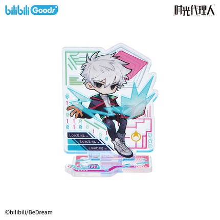 Link Click | Tou Lie Shi Jian De Tian Cai Series Badge & Bag & Acrylic Stand Figure & Holographic Ticket Set