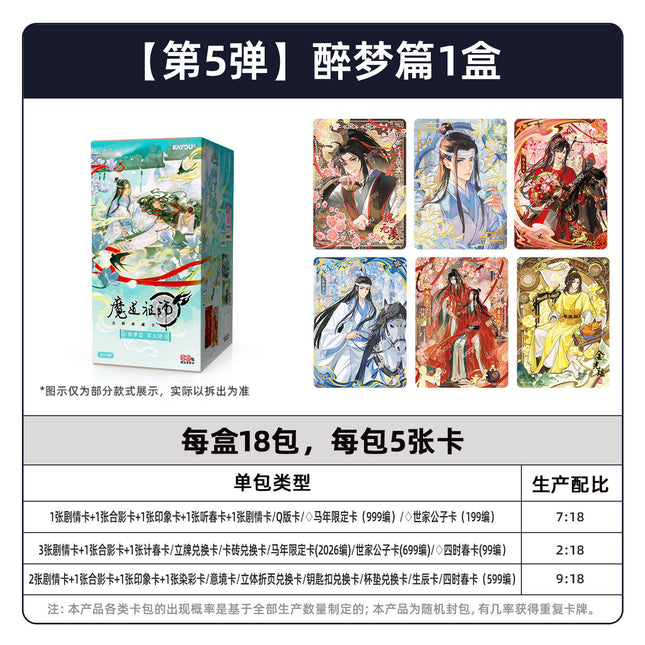 Mo Dao Zu Shi | Zui Meng Pian Vol.5 Series Art Card Blind Box