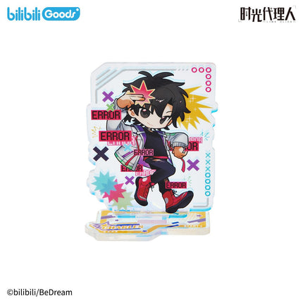 Link Click | Tou Lie Shi Jian De Tian Cai Series Badge & Bag & Acrylic Stand Figure & Holographic Ticket Set