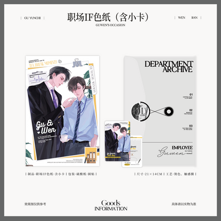 Imprisoned in Eternal Night | Zhi Ye Jiao Huan & Tu Shu Guan & You Le Yuan Series Gu Yunchi & Wen Ran Set