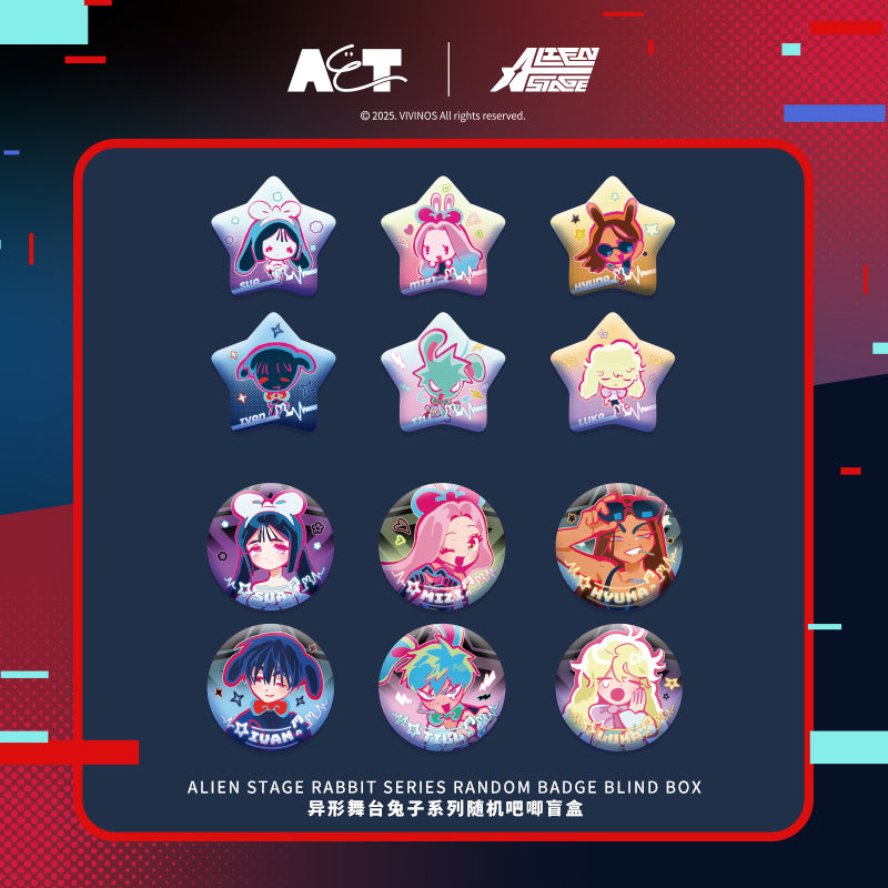 ALIEN STAGE | Rabbit Series Badge Set – FUNIMECITY