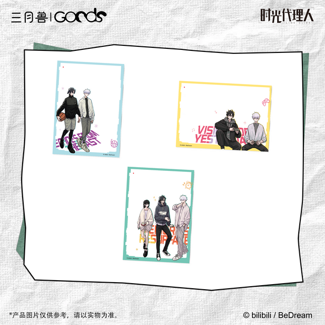 Link Click | FLASHBACK Series Acrylic Transparent Card & Acrylic Stand Figure & Coaster Set