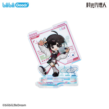 Link Click | Tou Lie Shi Jian De Tian Cai Series Badge & Bag & Acrylic Stand Figure & Holographic Ticket Set
