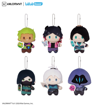 Valorant | Plush Doll & Charm & Metal Pin Blind Box Set