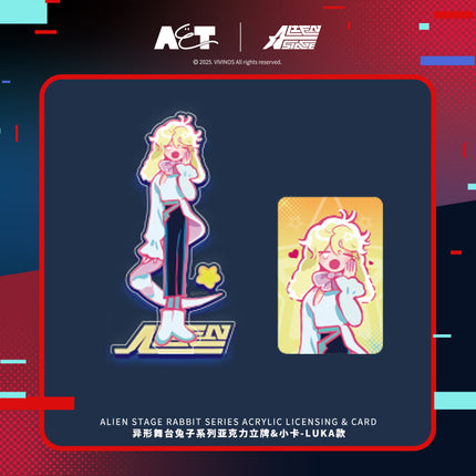 ALIEN STAGE | Rabbit Series Acrylic Stand Figure & Art Card Set