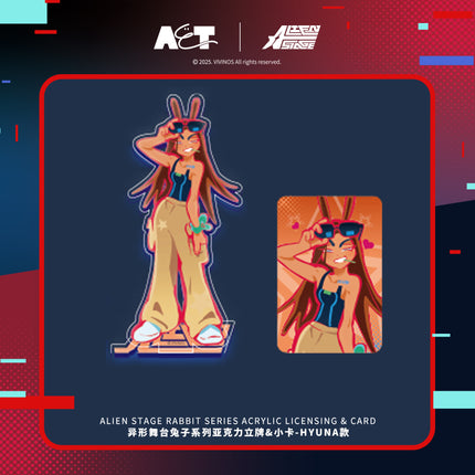 ALIEN STAGE | Rabbit Series Acrylic Stand Figure & Art Card Set