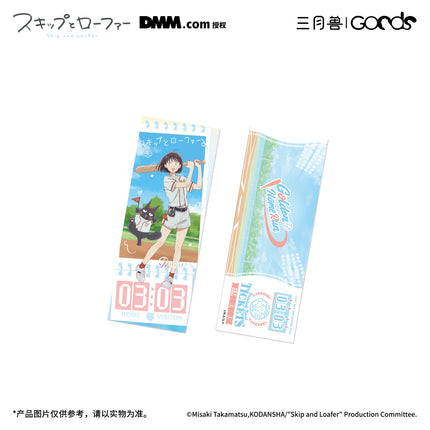 Skip and Loafer | Golden Homerun Series Acrylic Clip & Transparent Card & Holographic Ticket & Acrylic Badge Set