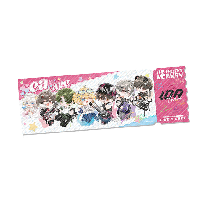 The Falling Merman | Sea Wave Series Squad Set Holographic Ticket