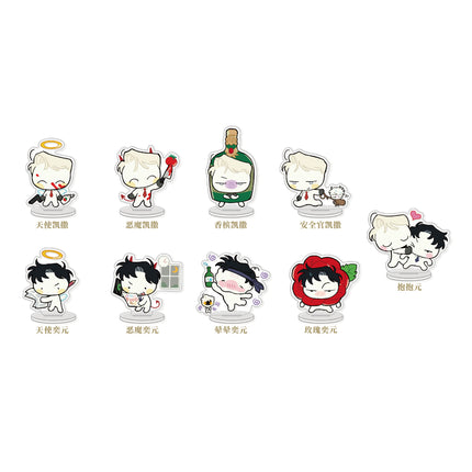 Roses And Champagne | Shikishi Board & Badge & Acrylic Stand Figure & Fridge Magnet