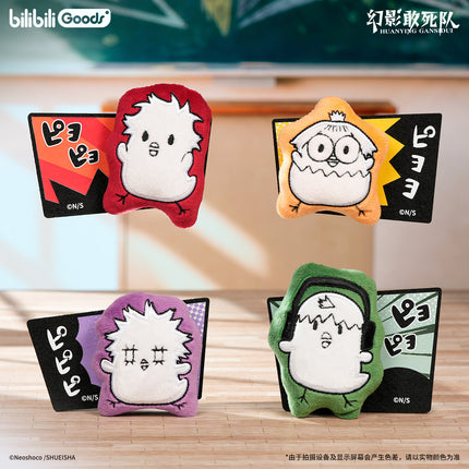 Phantom Busters | Comic Series Plush Badge & Acrylic Stand Set