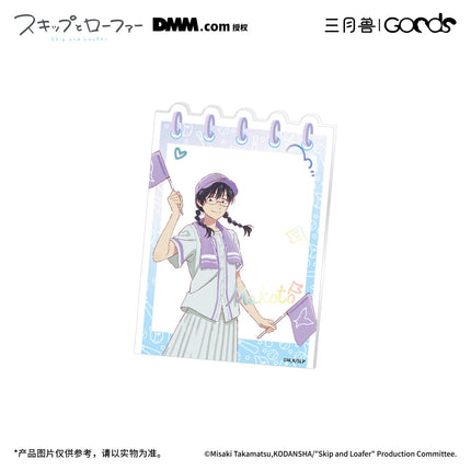 Skip and Loafer | Golden Homerun Series Acrylic Clip & Transparent Card & Holographic Ticket & Acrylic Badge Set