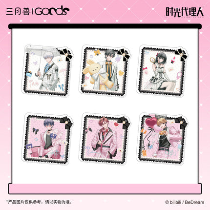 Link Click | Fanfancy & Ruru Ribbon Series Acrylic Stand & Badge & Coaster Blind Box