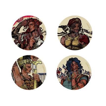 Sultan's Game | Charm & Acrylic Standee & Badge Set