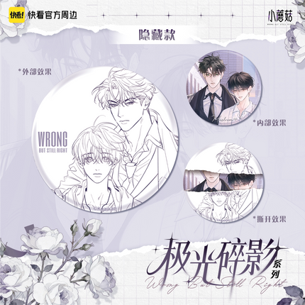 Little Mushroom | Ji Guang Sui Ying Series Badge Blind Box