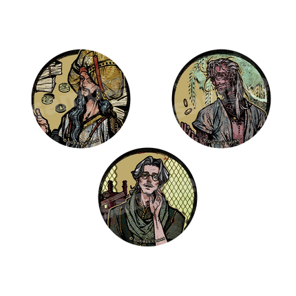 Sultan's Game | Charm & Acrylic Standee & Badge Set