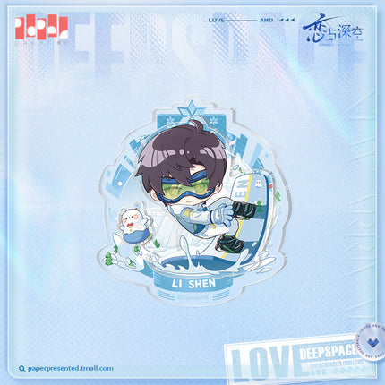 Love And Deepspace | Chao Yue Dian Feng Series Chibi Sliding Arcylic Badge