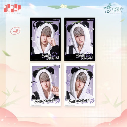 Love And Deepspace | Zhu Lin Qian Yu Series Card Album & Polaroid Card Set