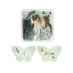 缄吻&烛畔&折花渡&闲庭信步系列 / Badge Set(80*80mm) - Jian Wen