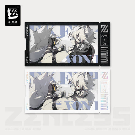 Zenless Zone Zero | Ying Hua Series Wei Duo Li Ya Jia Zheng Badge & Art Card Set & Acrylic Charm