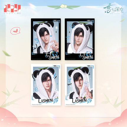 Love And Deepspace | Zhu Lin Qian Yu Series Card Album & Polaroid Card Set