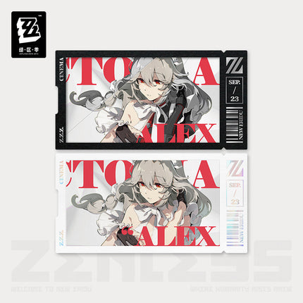 Zenless Zone Zero | Ying Hua Series Wei Duo Li Ya Jia Zheng Badge & Art Card Set & Acrylic Charm