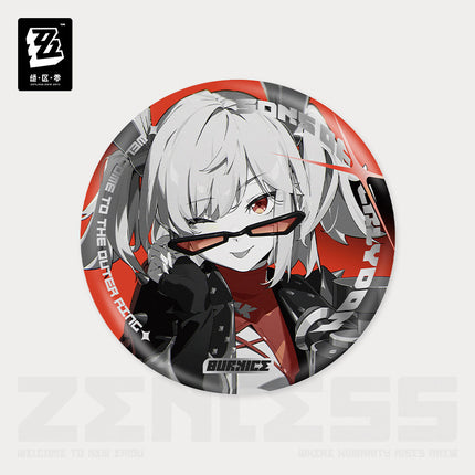 Zenless Zone Zero | Ying Hua Series Ka Lv Dong Zhi Zi Badge & Art Card Set & Acrylic Charm
