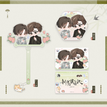 红芍灼灼&窗影猗猗&戏狸猫系列 / Badge & Acrylic Tag Set(64*57mm;90*120mm) - Xi Li Mao