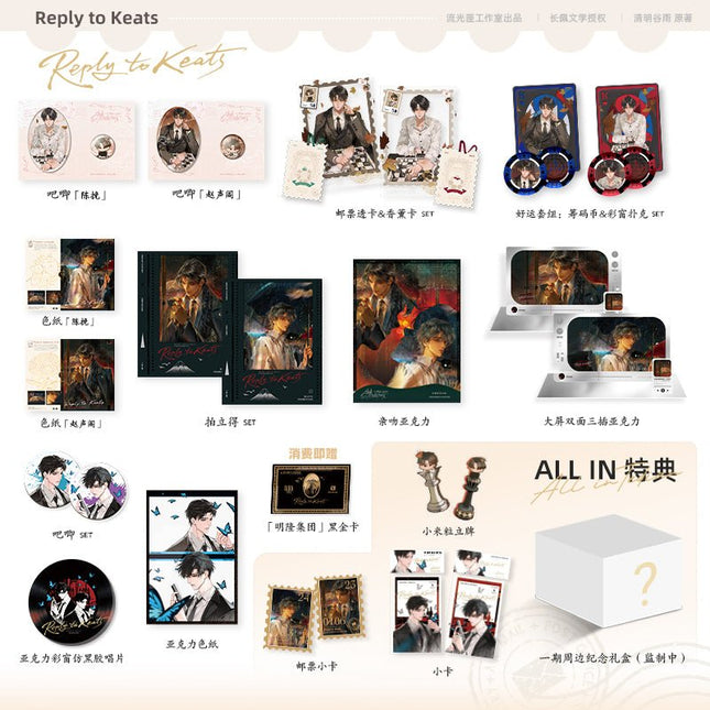 A Letter from Keanu Reeves | Fu Shi Shan Yu Fei Niao & Luo Ye Qing Shu & Hu Die Zhen Chi Series Liu Guang Xia Anime Goods - FUNIMECITY