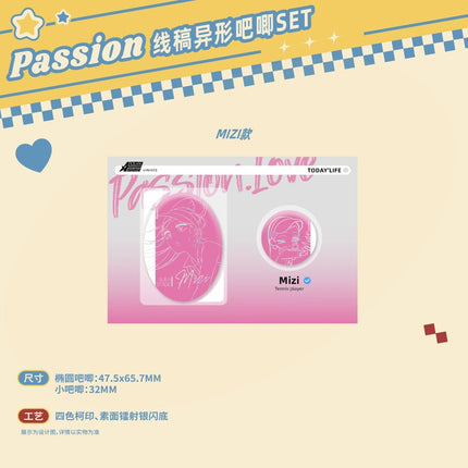 ALIEN STAGE | Passion Love Series Badge & Shikishi Board Sen Yu Man Acrylic Stand Figure - FUNIMECITY 