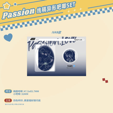 ALIEN STAGE | Passion Love Series Badge & Shikishi Board Sen Yu Man Acrylic Stand Figure - FUNIMECITY 