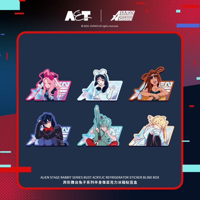 ALIEN STAGE | Rabbit Series Holographic Ticket & Fridge Magnet Blind Box Man Yu Fan Anime Goods - FUNIMECITY 