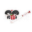 苹果小宝&氤氲&证件照&咫尺未及系列 / Selfie Printing Acrylic Charm-Pin Guo Xiao Bao (74*65mm+10*105mm)