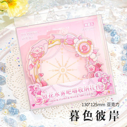 Anime Badge Display | 75mm Badge Acrylic Badge Case Charm Set FUNIMECITY Goods Display - FUNIMECITY