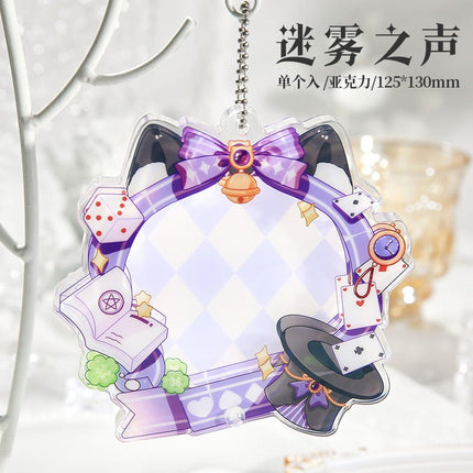Anime Badge Display | 75mm Badge Acrylic Badge Case Charm Set FUNIMECITY Goods Display - FUNIMECITY