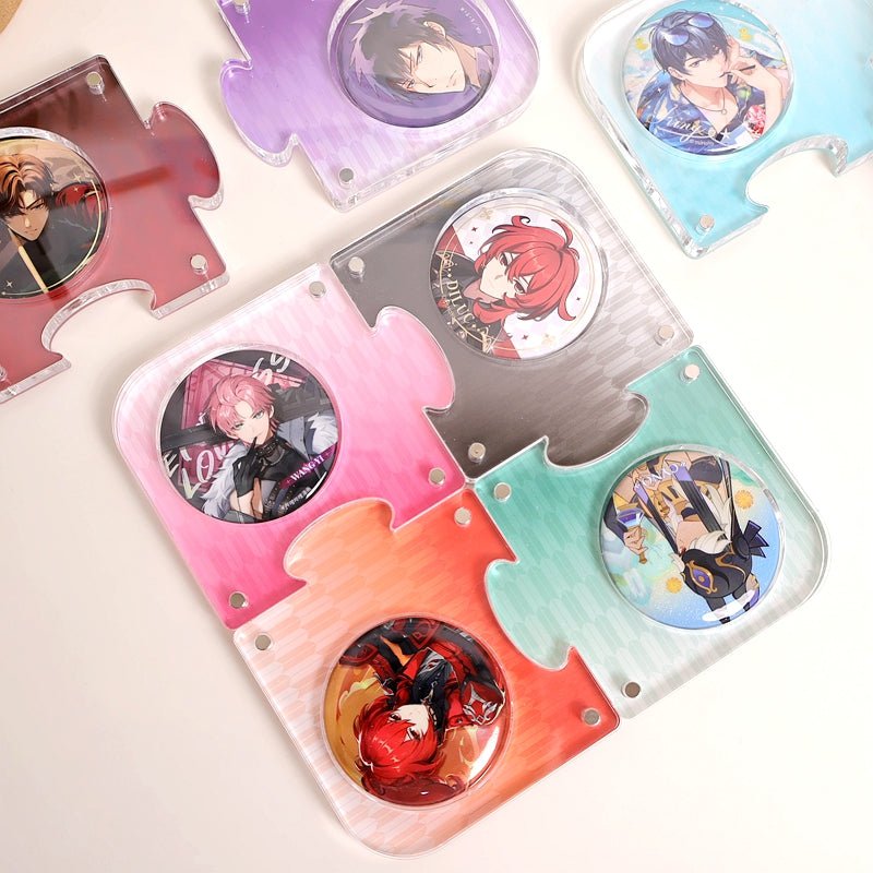 Anime Badge Display | Acrylic Puzzle Badge Standee FUNIMECITY Goods Display - FUNIMECITY