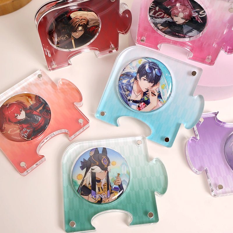 Anime Badge Display | Acrylic Puzzle Badge Standee FUNIMECITY - FUNIMECITY