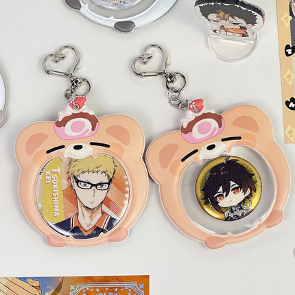 Anime Badge Display | Big Mouth Badge Case FUNIMECITY Goods Display - FUNIMECITY