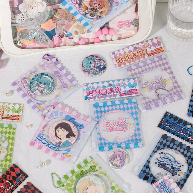 Anime Badge Display | Candy Bag Badge Case FUNIMECITY Goods Display - FUNIMECITY