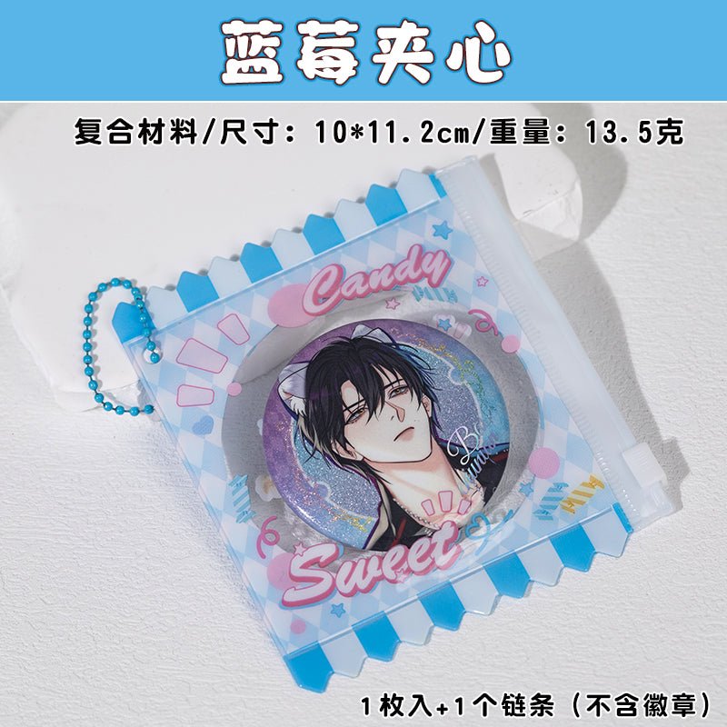 Anime Badge Display | Candy Bag Badge Case FUNIMECITY - FUNIMECITY