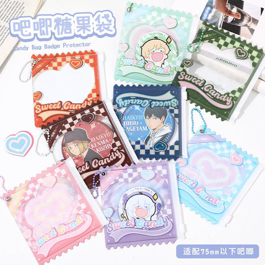 Anime Badge Display | Candy Bag Badge Case FUNIMECITY - FUNIMECITY