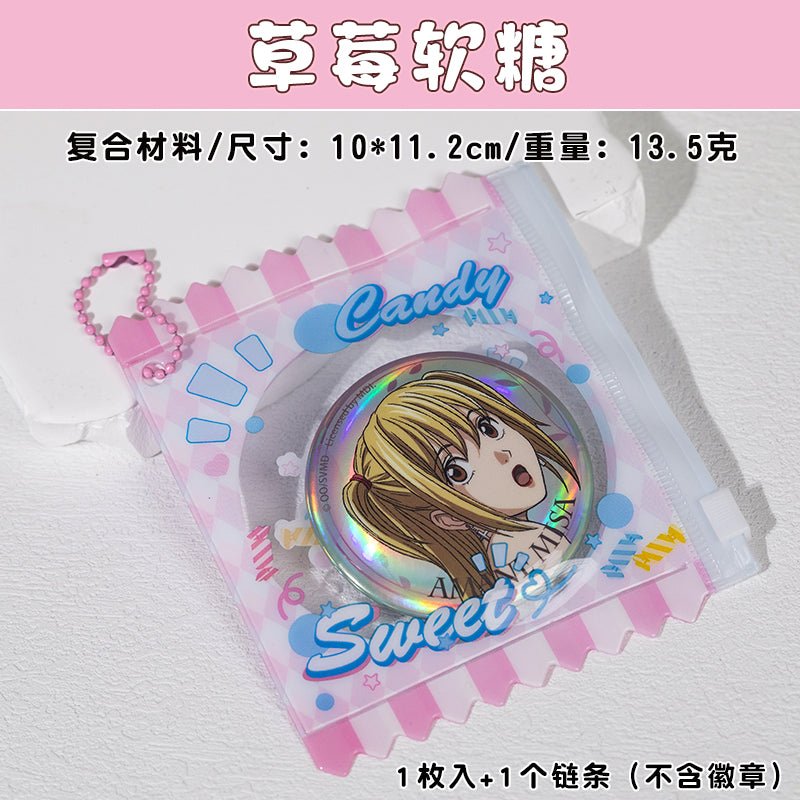 Anime Badge Display | Candy Bag Badge Case FUNIMECITY - FUNIMECITY