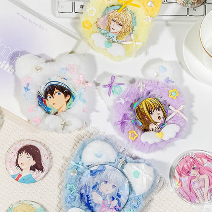 Anime Badge Display | Cute Plush Badge Case FUNIMECITY Goods Display - FUNIMECITY