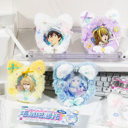 Anime Badge Display | Cute Plush Badge Case FUNIMECITY Goods Display - FUNIMECITY