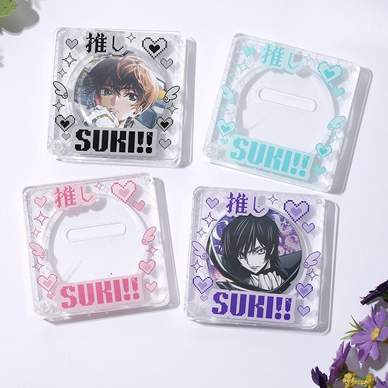 Anime Badge Display | Ice & Sea Acrylic Badge Display FUNIMECITY Goods Display - FUNIMECITY