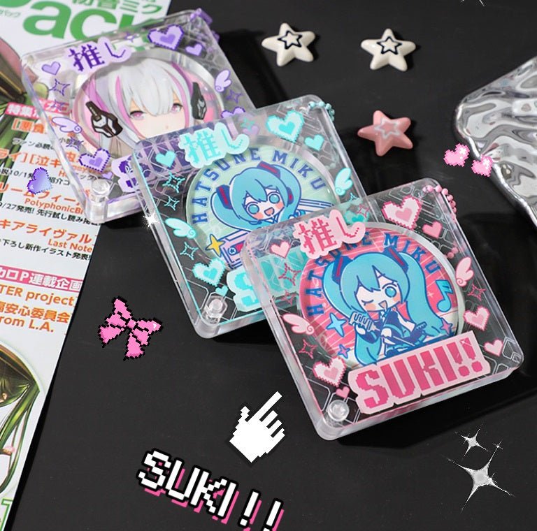 Anime Badge Display | Ice & Sea Acrylic Badge Display FUNIMECITY Goods Display - FUNIMECITY